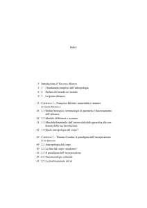 Indice 3 Introduzione di Vincenzo Matera 3 1 I fondamenti empirici