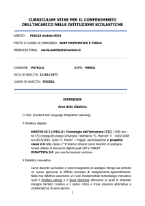 CV prof.ssa Patella Maria A049-Matematica e Fisica.