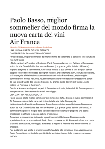 Paolo-Basso-Air-France - Club Paolo Basso wine