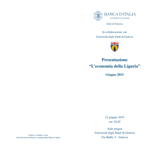Invito presentazione Economia della Liguria 2015