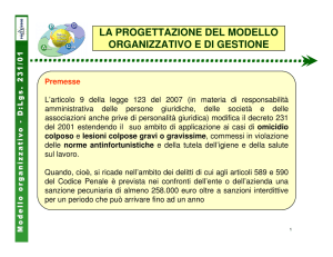 (Microsoft PowerPoint - 1 Modello organizzativo D Lgs 231breve