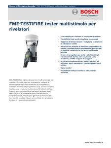 FME‑TESTIFIRE tester multistimolo per rivelatori