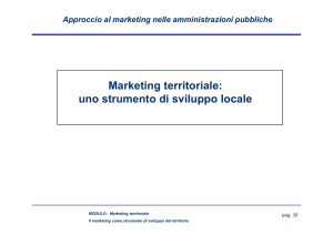 Il marketing territoriale