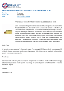 arcangea® bergamotto biologico olio essenziale 10 ml