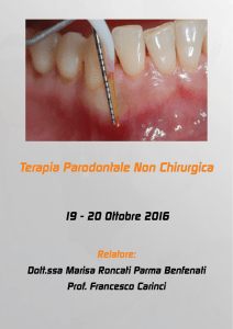 Terapia Parodontale Non Chirurgica - fmd