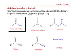 10. Acidi carbossilici e derivati