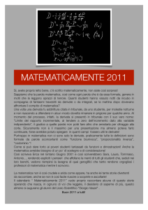 matematicamente 2011 - Istituto Isis Vasari
