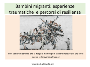 Bambini migranti: esperienze traumatiche e percorsi di resilienza