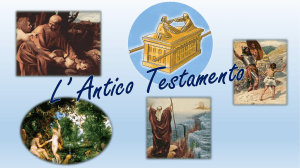 L` Antico Testamento - Istituto Comprensivo G. Leva di Travedona