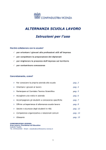 ASL istruzioni - Confindustria Vicenza