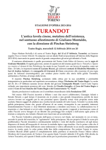 turandot - Teatro Regio