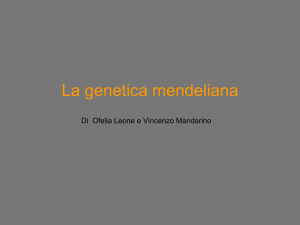 La genetica mendeliana