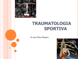 Lezione 001 - Traumatologia sportiva