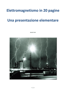 Elettromagnetismo in 20 pagine Una presentazione elementare