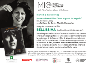 Scarica il flyer dell`evento - Fondazione Cineteca Italiana
