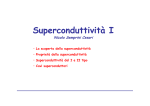 Superconduttività I