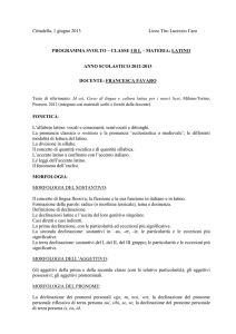 1bl latino - Liceo "Tito Lucrezio Caro"