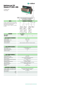Interfacce per PLC Siemens S7 (300 e 400)