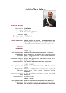 CV Davide Conte ITA - univr dsnm - Università degli Studi di Verona