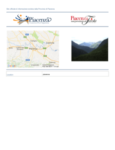 Sito ufficiale di informazione turistica della Provincia di Piacenza