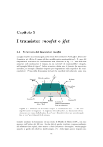 I transistor mosfet e jfet