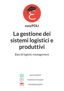 La gestione dei sistemi logistici e produttivi