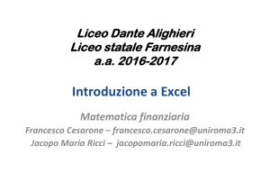 Matematica finanziaria Excel 2017-02-12