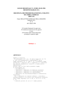 legge regionale n. 15 del 02-03-1994 regione basilicata disciplina