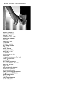 Archivio Sibari.info :: Ogni volta (poesia) Ogni volta abbassi lo