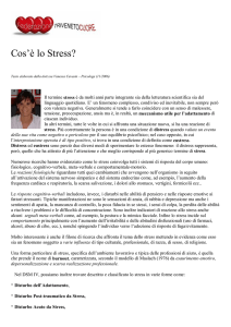 Cos`è lo Stress? - TRIVENETO CUORE