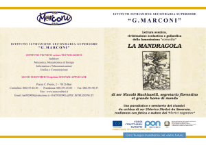 la mandragola “g.marconi” - Istituto Guglielmo Marconi