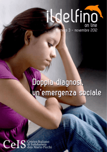 Numero 3 – Doppia diagnosi - Centro Italiano di Solidarietà