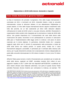 Cosa chiede ActionAid al governo italiano?