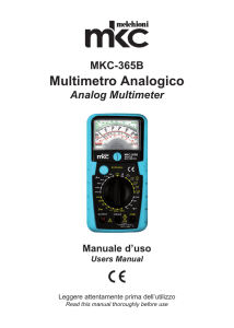 Multimetro Analogico - Radioelettronica.it