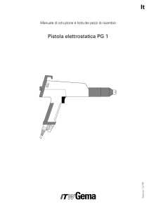 Pistola elettrostatica PG 1