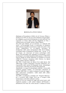 Piccioli Rossana - Associazione Manfredo Giuliani
