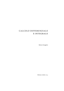 Calcolo differenziale e integrale