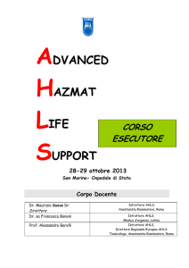 A.H.L.S. Advanced Hazmat Life Support