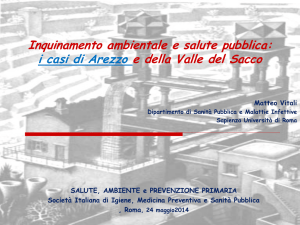 Inquinamento ambientale e salute pubblica: i casi di Arezzo e della