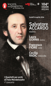 Salvatore - Società del Quartetto di Vicenza