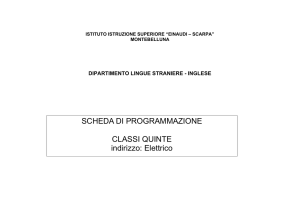 Classi QUINTE ELETTRICI - IIS “Einaudi