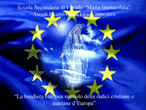 Bandiera europea IA Maria Immacolata