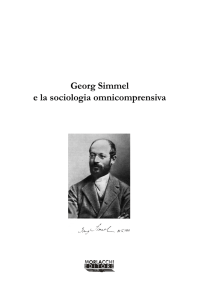 Georg Simmel e la sociologia omnicomprensiva