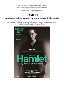 Pressbook Hamlet - Schermi Di Qualità