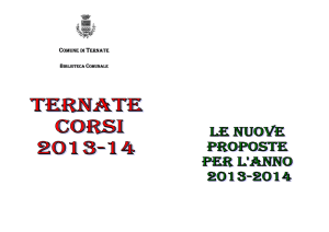 Ternate Corsi 2013-2014