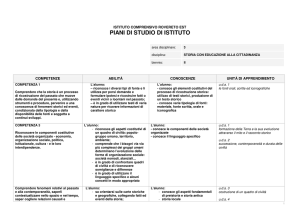 AREA 3 - STORIA - BIENNIO II - Istituto Comprensivo Rovereto Est