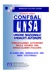 sindacalismo autonomo nella storia del sindacalismo italiano
