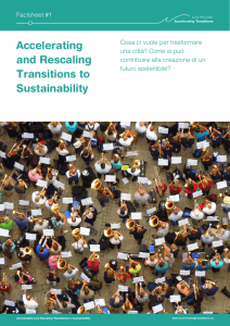 Accelerating and Rescaling Transitions to Sustainability