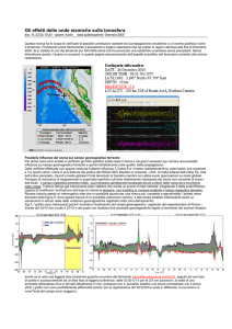 Gli effetti delle onde sismiche sulla Ionosfera