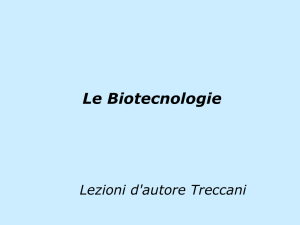 Le Biotecnologie